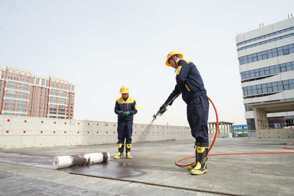 Waterproofing Illustration